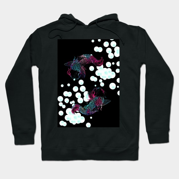 Koi fish Hoodie by RosaliArt